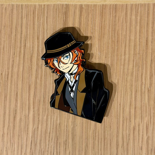 π PRE-ORDERS Nakahara Chuuya-Inspired Character Enamel Pin