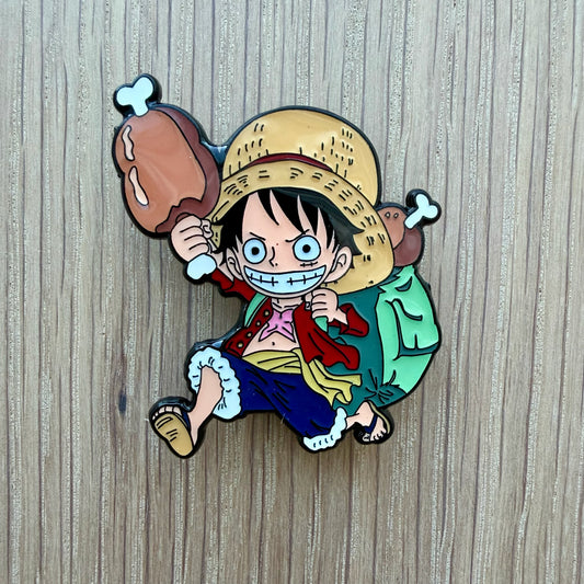 π PRE-ORDERS Straw-Hat Captain -Inspired Character Enamel Pin