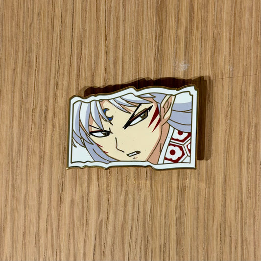 π PRE-ORDERS Sesshomaru -Inspired Character Enamel Pin