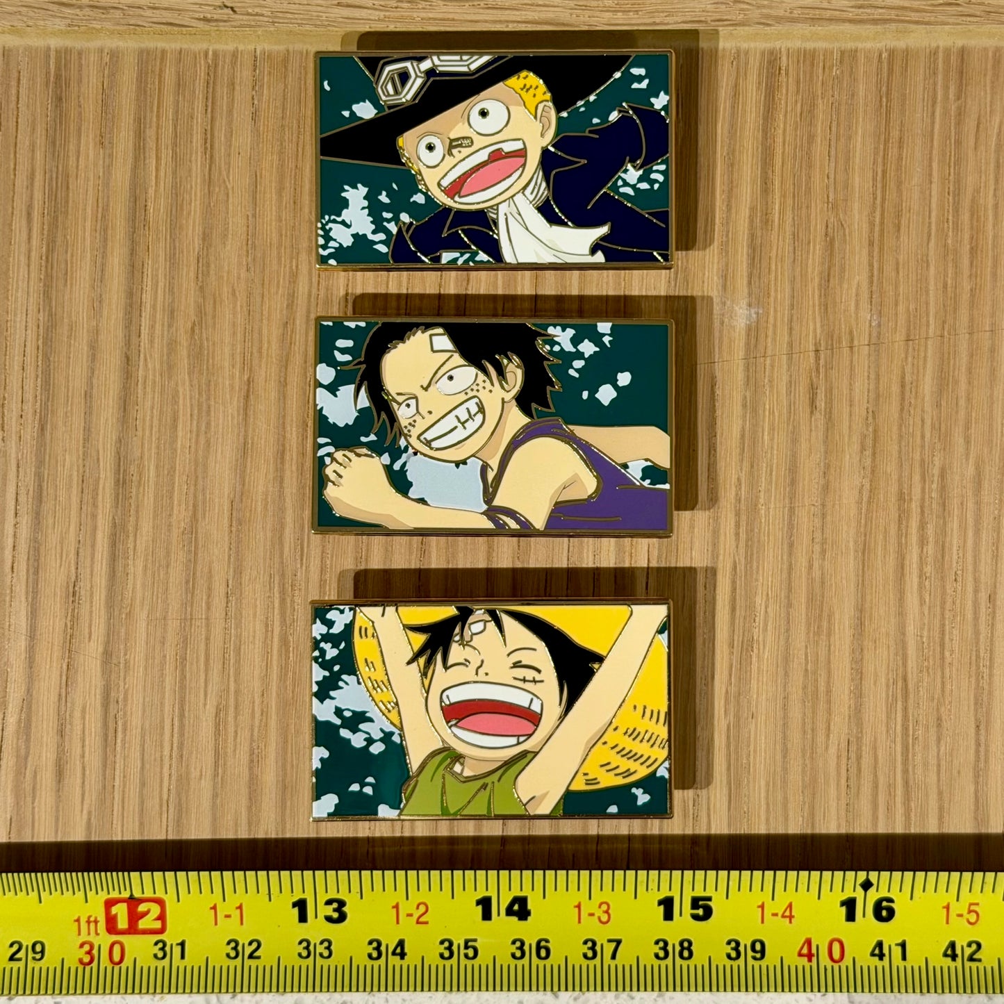 π PRE-ORDERS Flame Fist Pirate -Inspired Character Enamel Pin