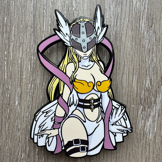 π PRE-ORDERS Celestial Guardian -Inspired Character Enamel Pin