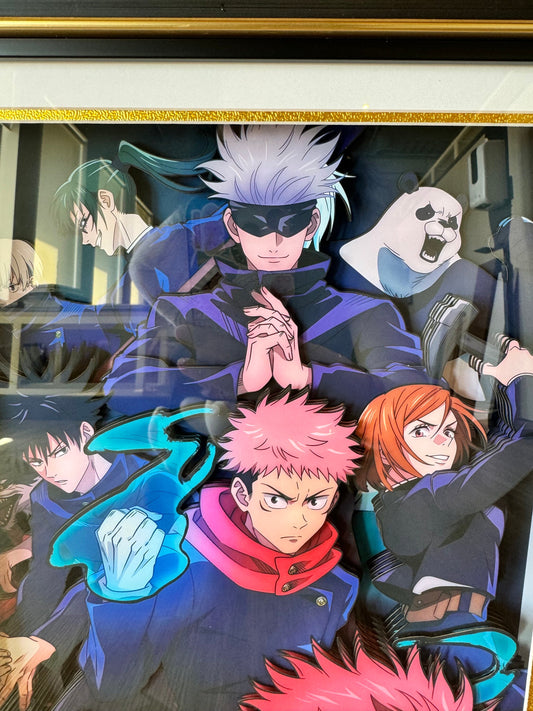 Blindfold Sorcerer —3D Handcrafted Anime Art