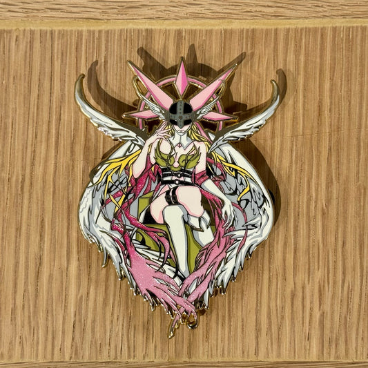 π PRE-ORDERS Celestial Guardian -Inspired Character Enamel Pin