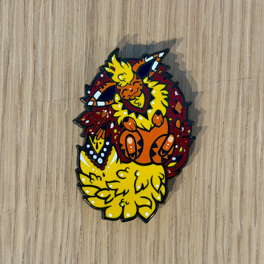 🕒 PRE-ORDERS Fire Spirit -Inspired Character Enamel Pin
