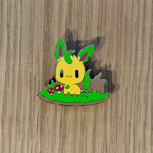 🕒 PRE-ORDERS Leaf Spirit -Inspired Character Enamel Pin
