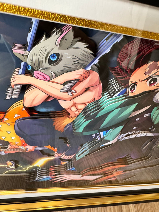 Demon Slayer—3D Handcrafted Anime Art