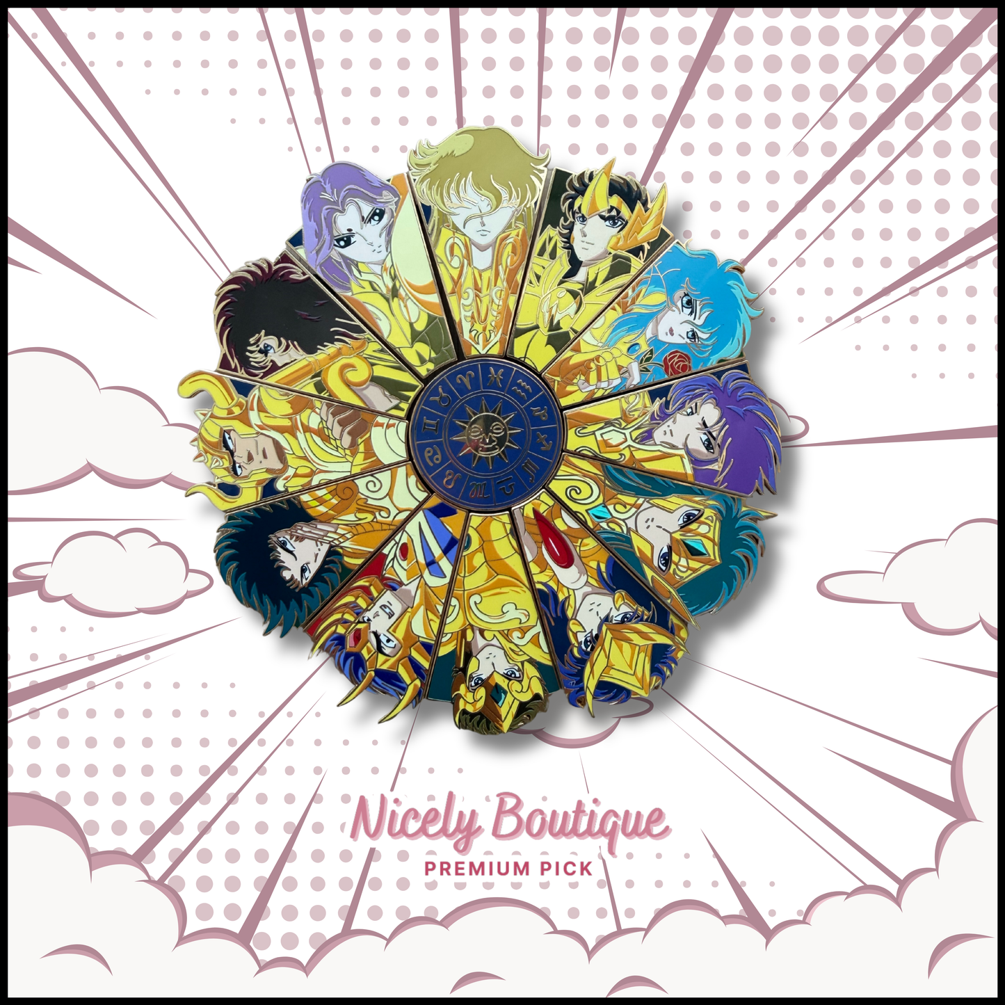Saint Seiya 13pc -Inspired Character Enamel Pin