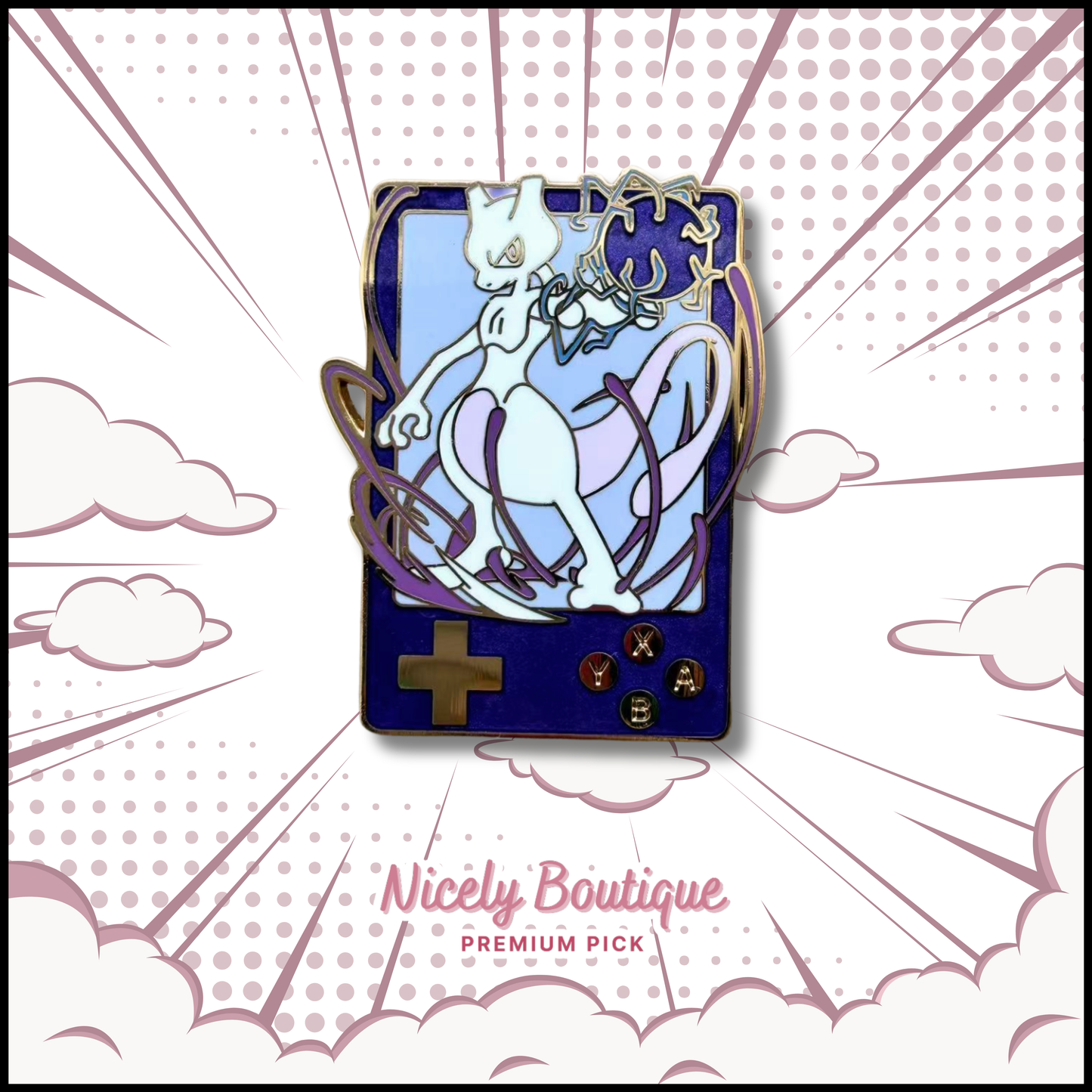 Psychic Clone -Inspired Character Enamel Pin