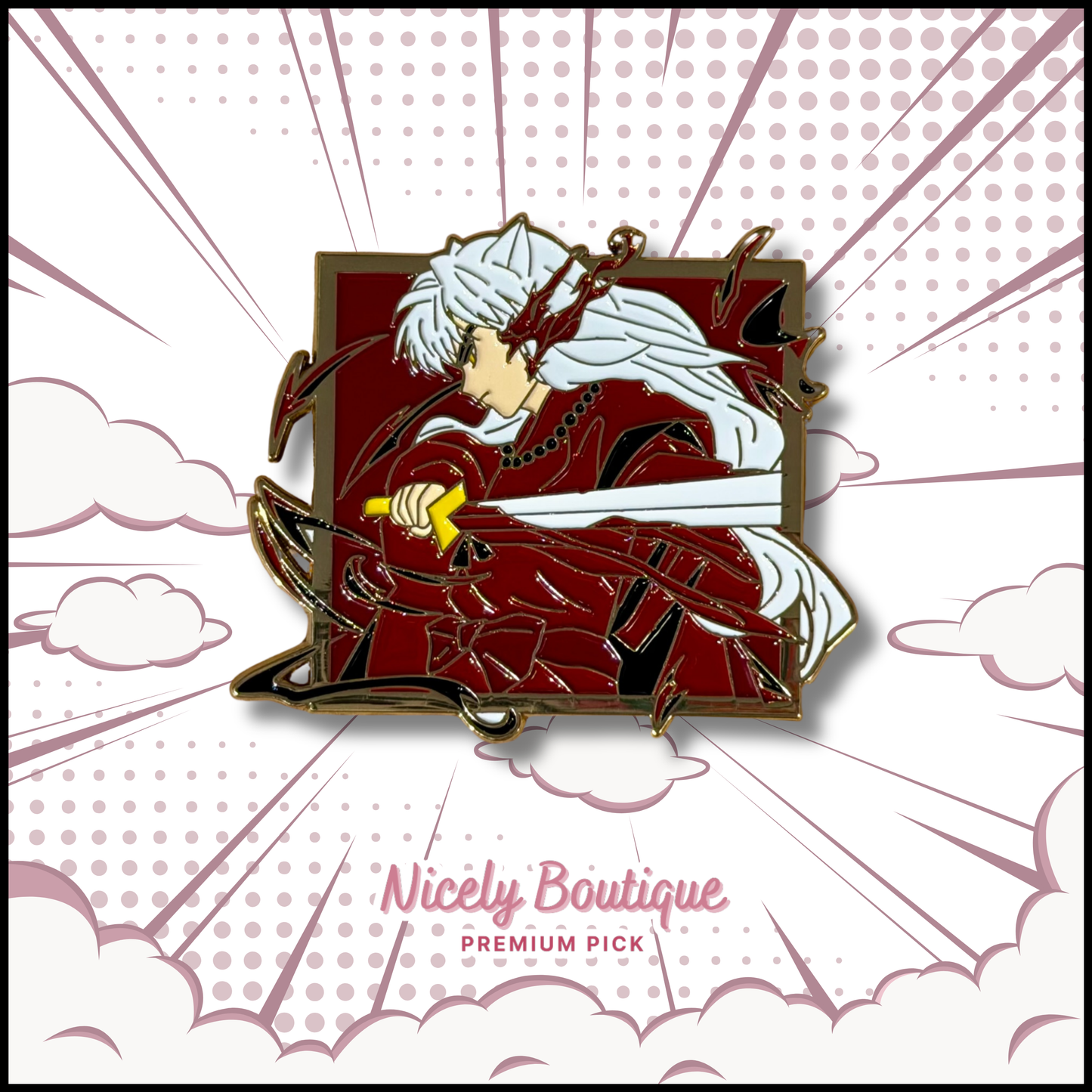nuyasha -Inspired Character Enamel Pin