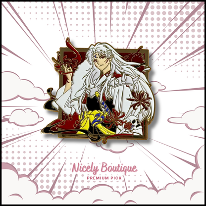 Sesshomaru -Inspired Character Enamel Pin
