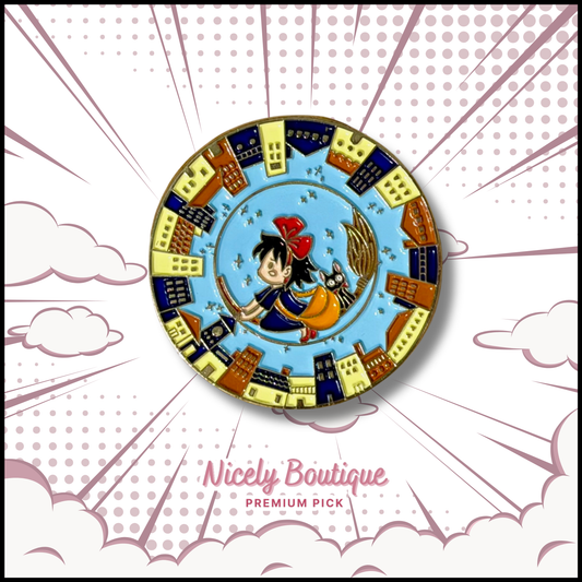 Whimsical Spirit World -Inspired Character Enamel Pin
