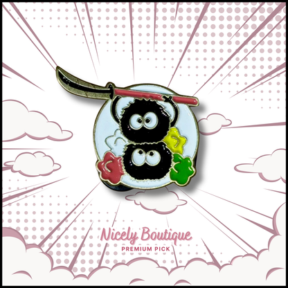 Whimsical Spirit World -Inspired Character Enamel Pin
