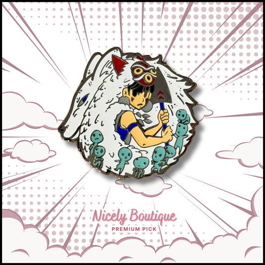 Whimsical Spirit World -Inspired Character Enamel Pin