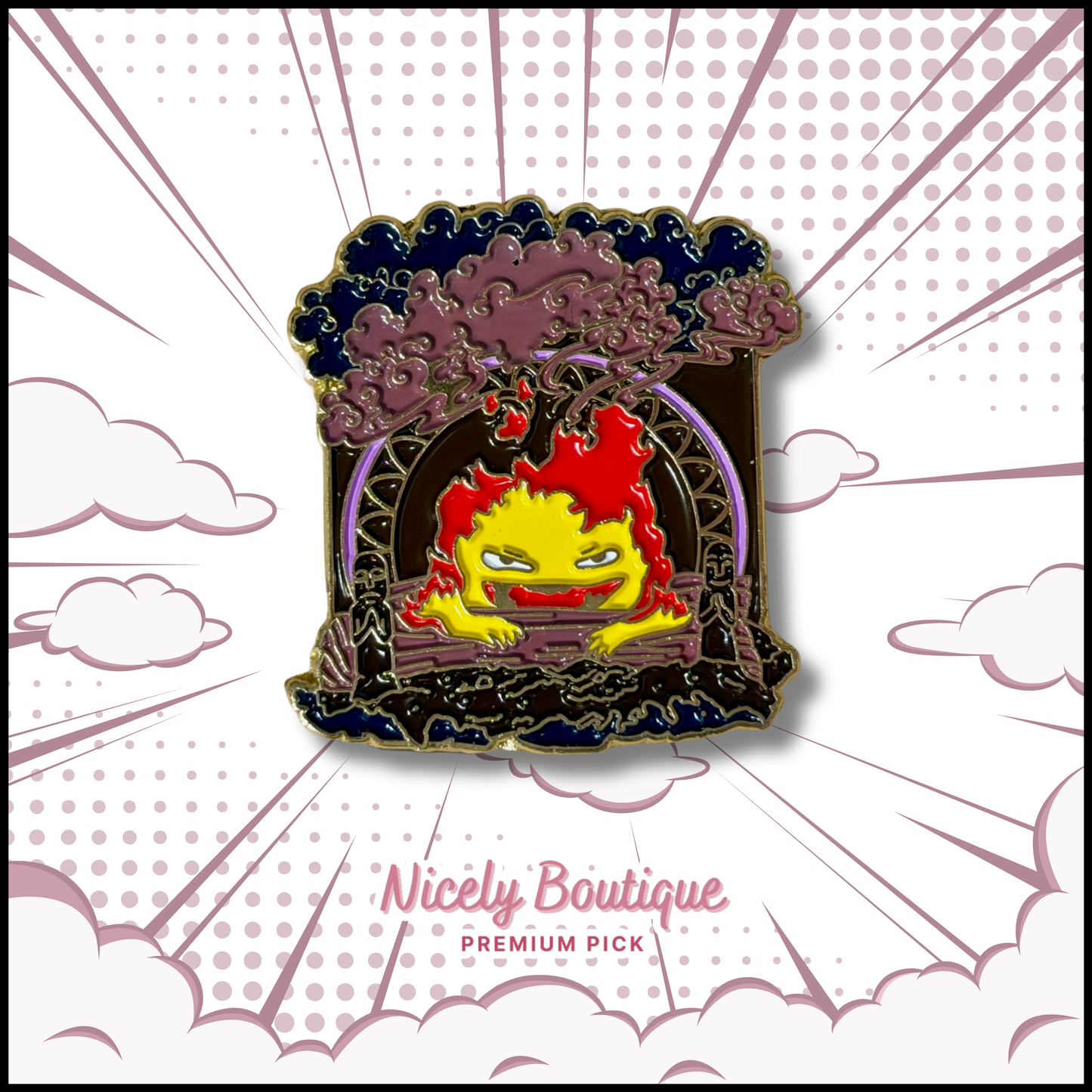 Whimsical Spirit World -Inspired Character Enamel Pin