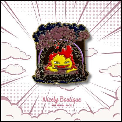 Whimsical Spirit World -Inspired Character Enamel Pin