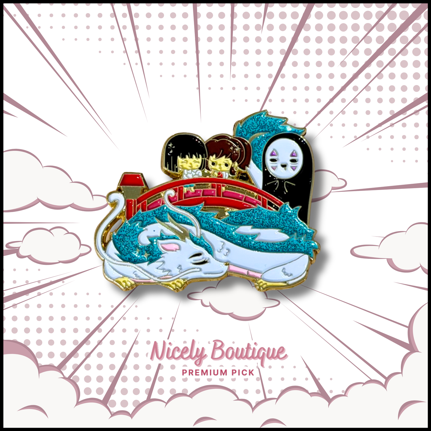 Whimsical Spirit World -Inspired Character Enamel Pin