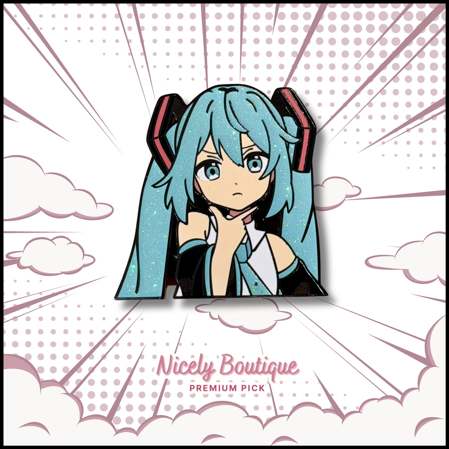 🕒  PRE-ORDERS Cyber Idol -Inspired Character Enamel Pin