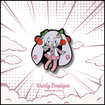 Cyber Idol -Inspired Character Enamel Pin