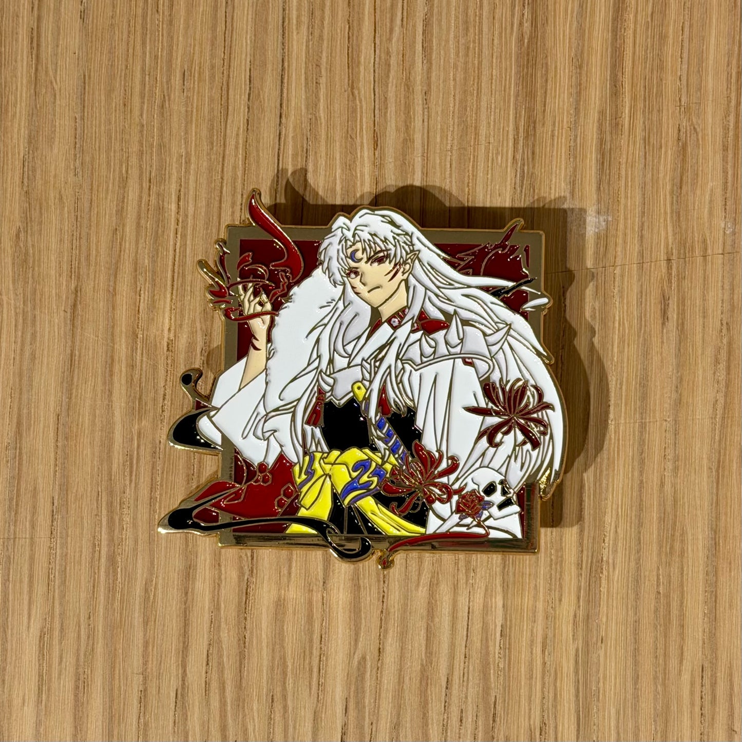 Sesshomaru -Inspired Character Enamel Pin