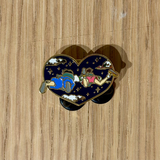 Whimsical Spirit World -Inspired Character Enamel Pin