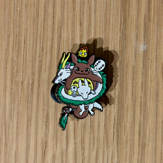 Whimsical Spirit World -Inspired Character Enamel Pin