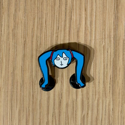 Cyber Idol -Inspired Character Enamel Pin