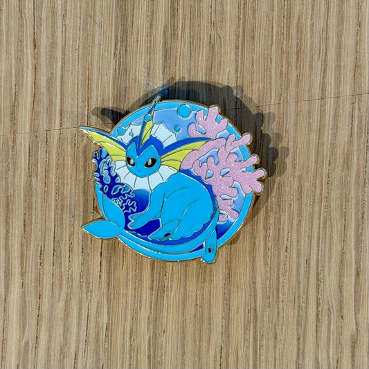 🕒  PRE-ORDERS Water Element Creature -Inspired Character Enamel Pin