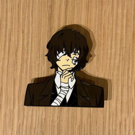 🕒  PRE-ORDERS Dazai Osamu-Inspired Character Enamel Pin