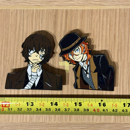 Dazai Osamu-Inspired Character Enamel Pin