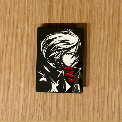 🕒  PRE-ORDERS Mikasa-Inspired Character Enamel Pin
