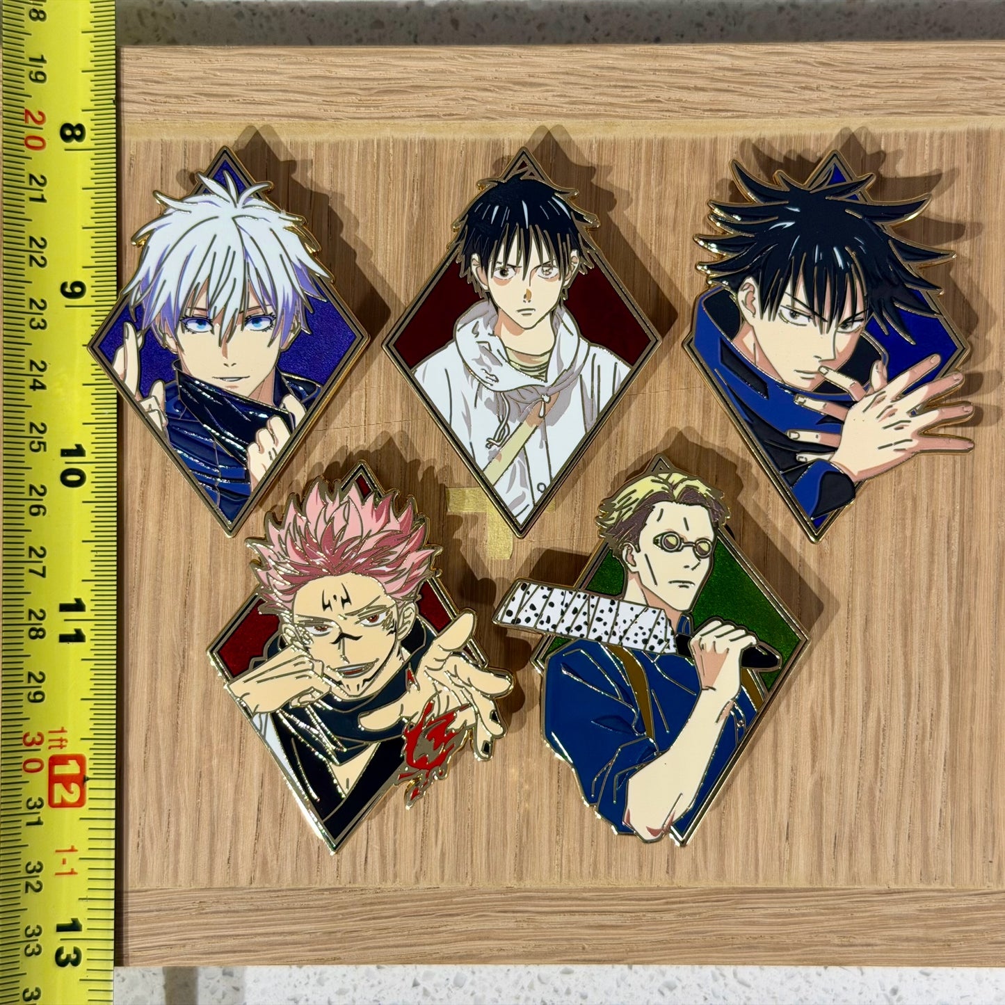 🕒  PRE-ORDERS Cursed Energy Sorcerers -Inspired Character Enamel Pin