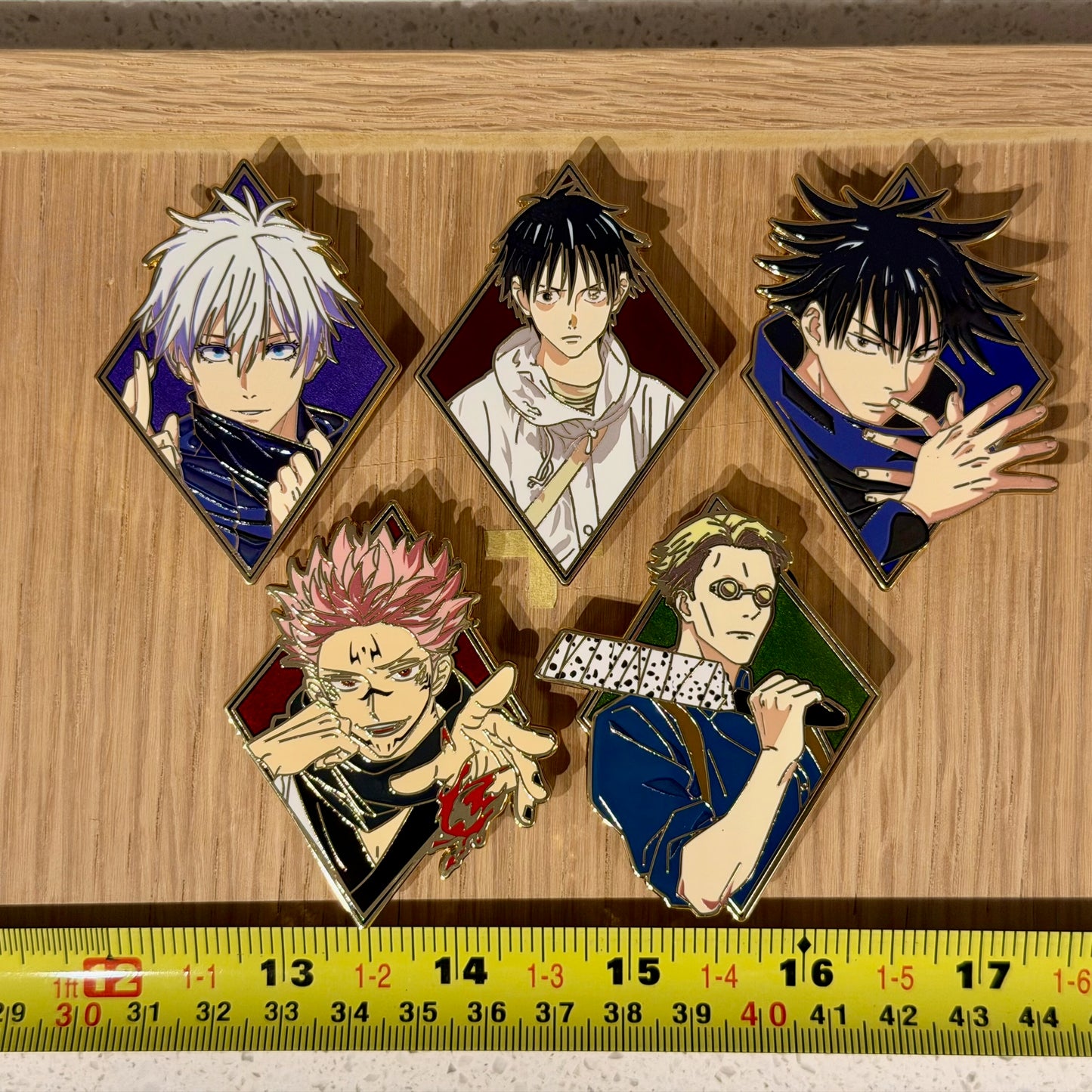 🕒  PRE-ORDERS Cursed Energy Sorcerers -Inspired Character Enamel Pin