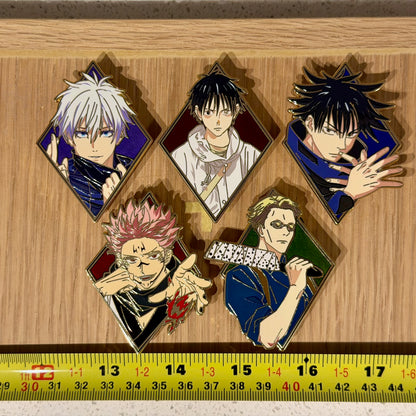 🕒  PRE-ORDERS Cursed Energy Sorcerers -Inspired Character Enamel Pin