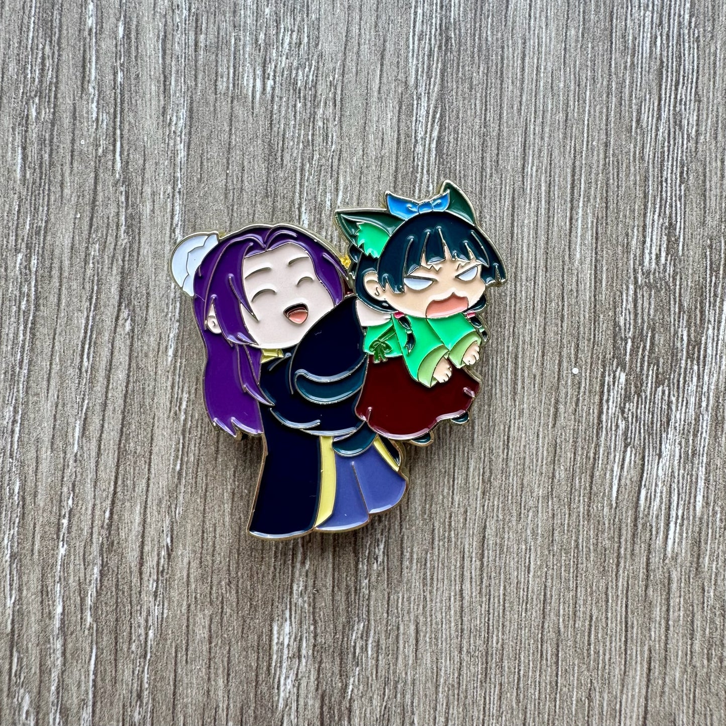Elegant Anime Girl Enamel Pin, The Apothecary Diaries