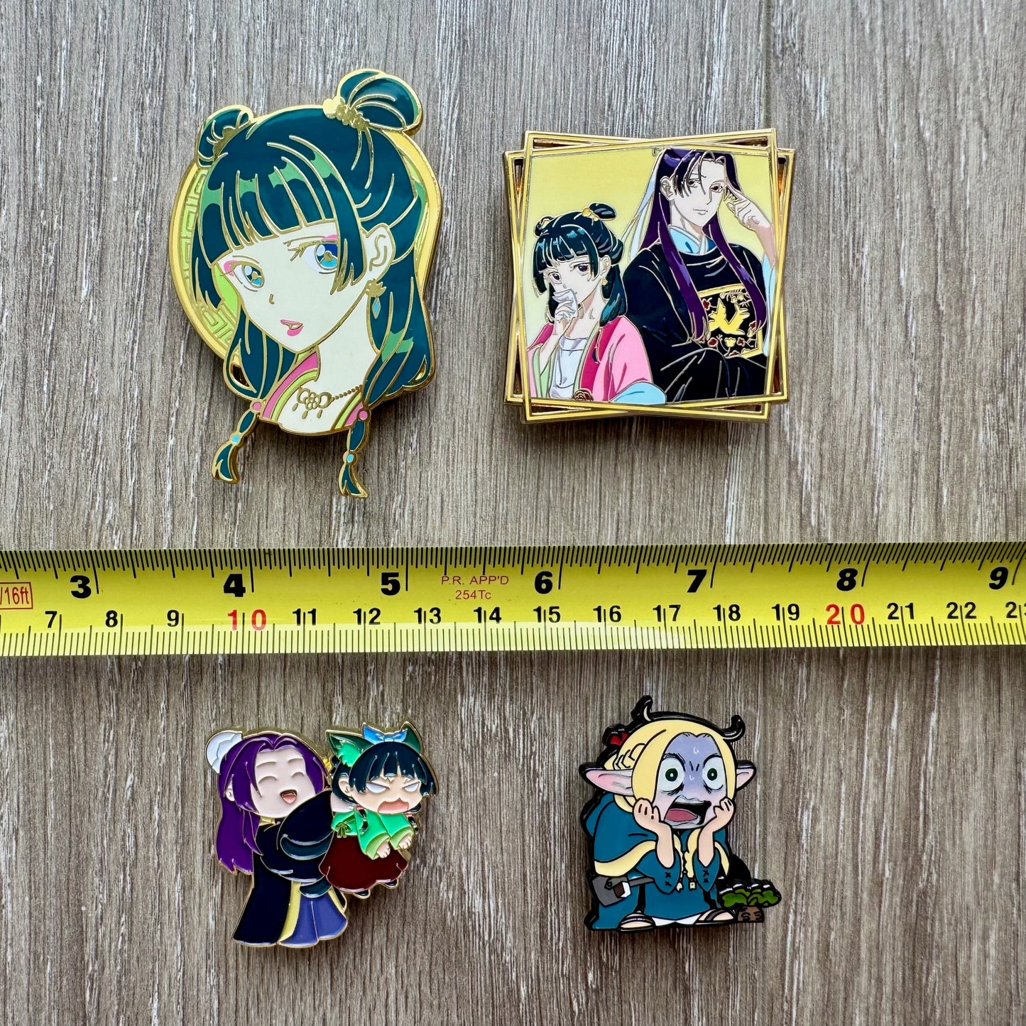 Elegant Anime Girl Enamel Pin, The Apothecary Diaries