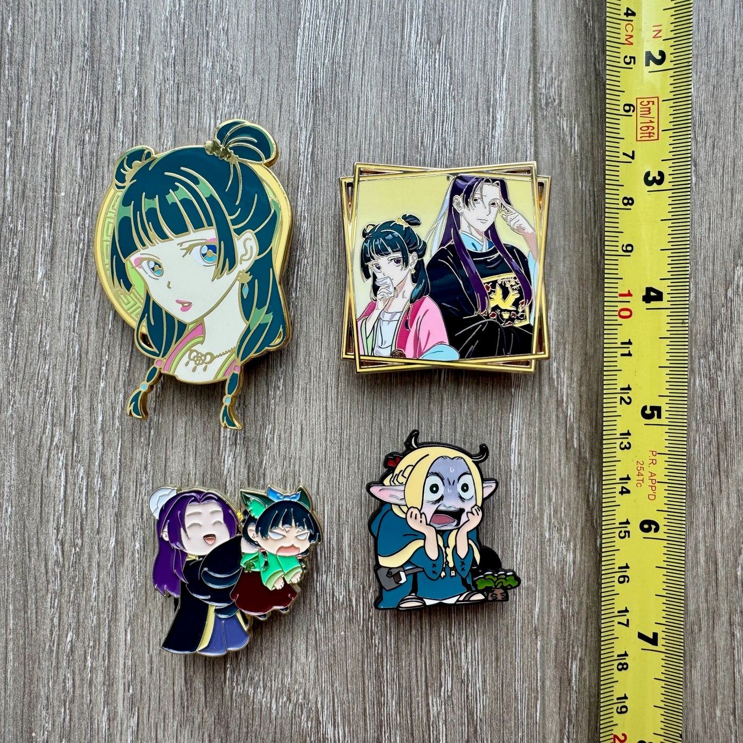 Elegant Anime Girl Enamel Pin, The Apothecary Diaries
