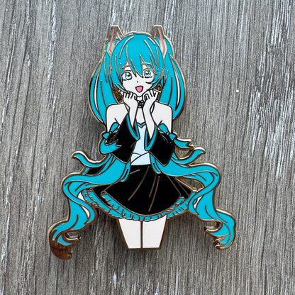 🕒  PRE-ORDERS Cyber Idol -Inspired Character Enamel Pin