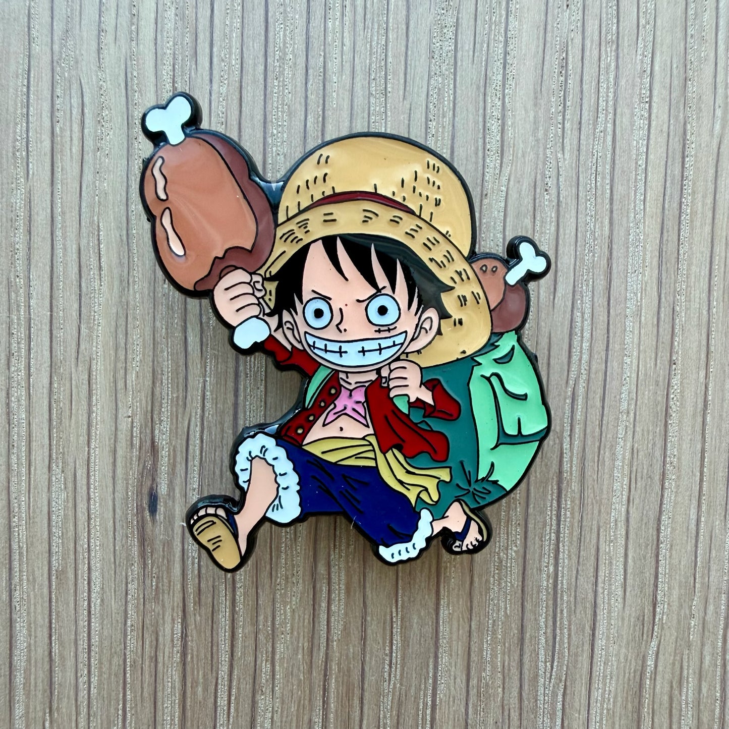 🕒  PRE-ORDERS Straw-Hat Captain -Inspired Character Enamel Pin