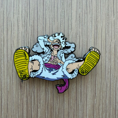 Straw-Hat Captain -Inspired Character Enamel Pin