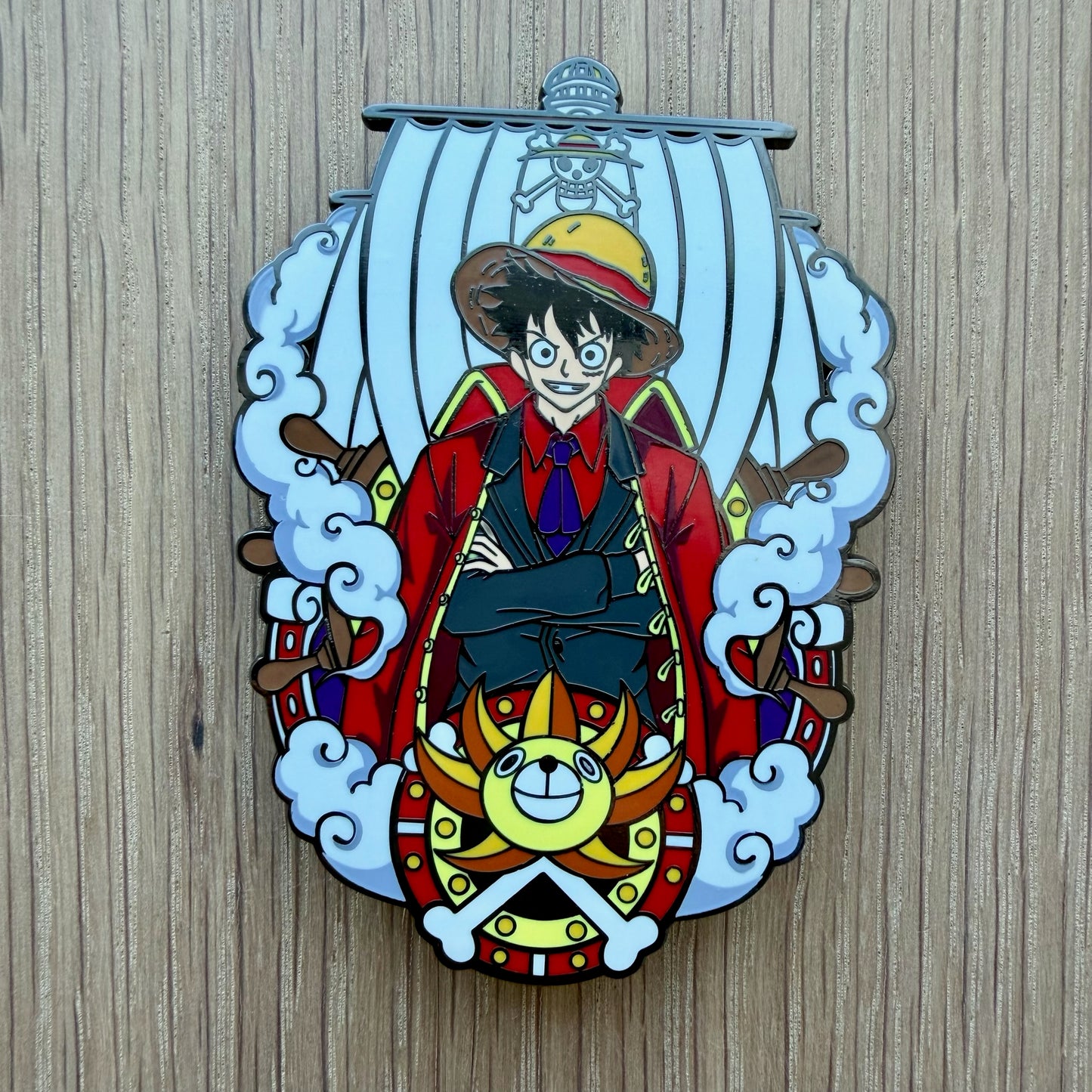 Straw-Hat Captain -Inspired Character Enamel Pin