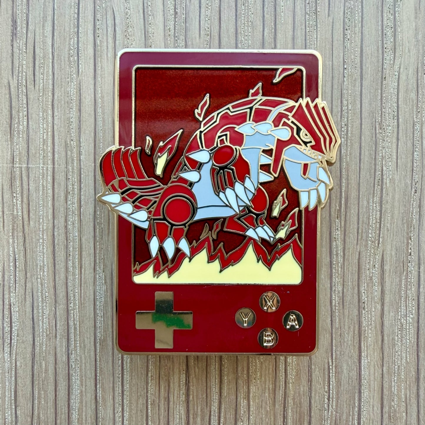 🕒  PRE-ORDERS Volcanic Titan -Inspired Character Enamel Pin