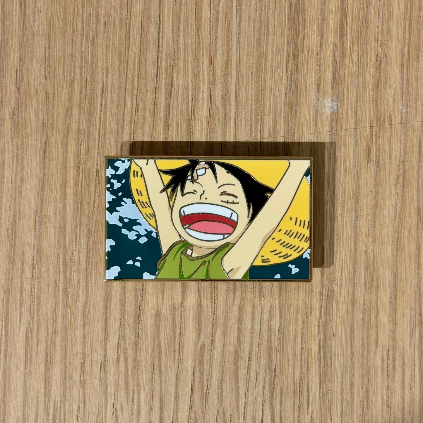 🕒  PRE-ORDERS Straw-Hat Captain -Inspired Character Enamel Pin