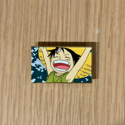 🕒  PRE-ORDERS Straw-Hat Captain -Inspired Character Enamel Pin