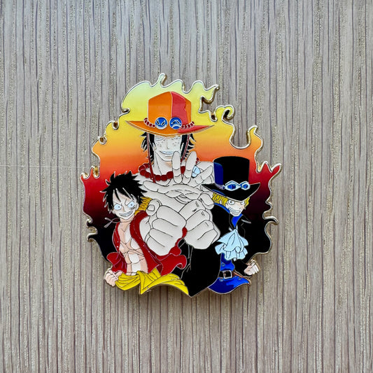 🕒  PRE-ORDERS Pirate Brothers -Inspired Character Enamel Pin