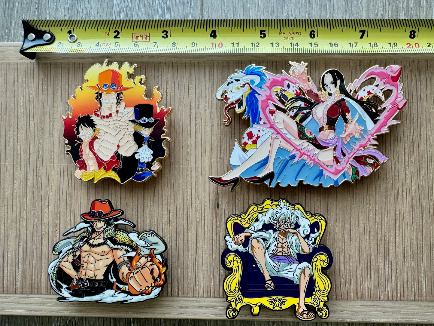 🕒  PRE-ORDERS Flame Fist Pirate -Inspired Character Enamel Pin