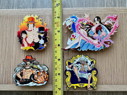 🕒  PRE-ORDERS Flame Fist Pirate -Inspired Character Enamel Pin