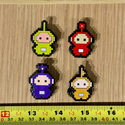 Teletubbies -Inspired Character Enamel Pin
