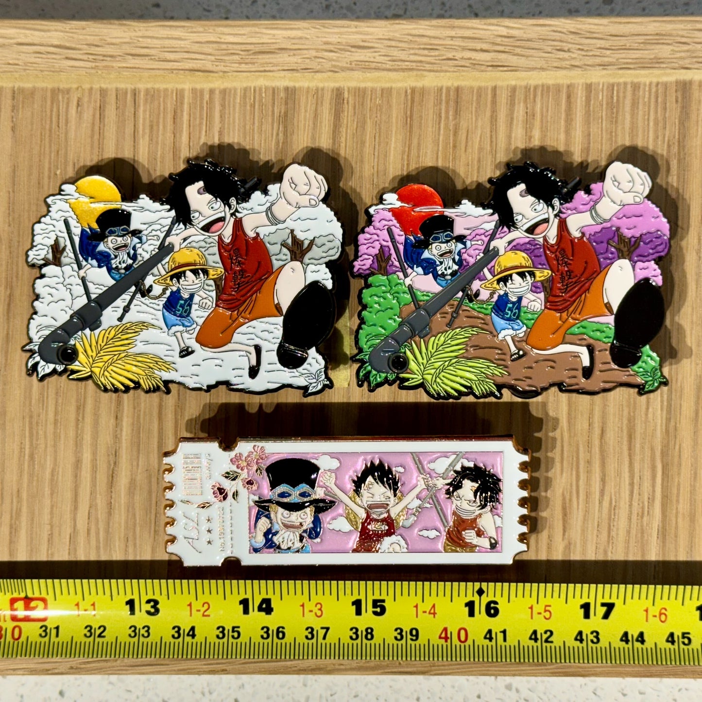 Pirate Brothers Childhood -Inspired Character Enamel Pin