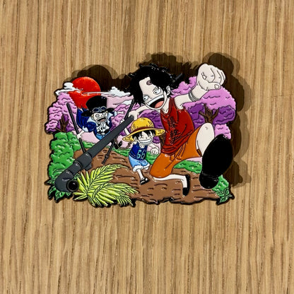 Pirate Brothers Childhood -Inspired Character Enamel Pin
