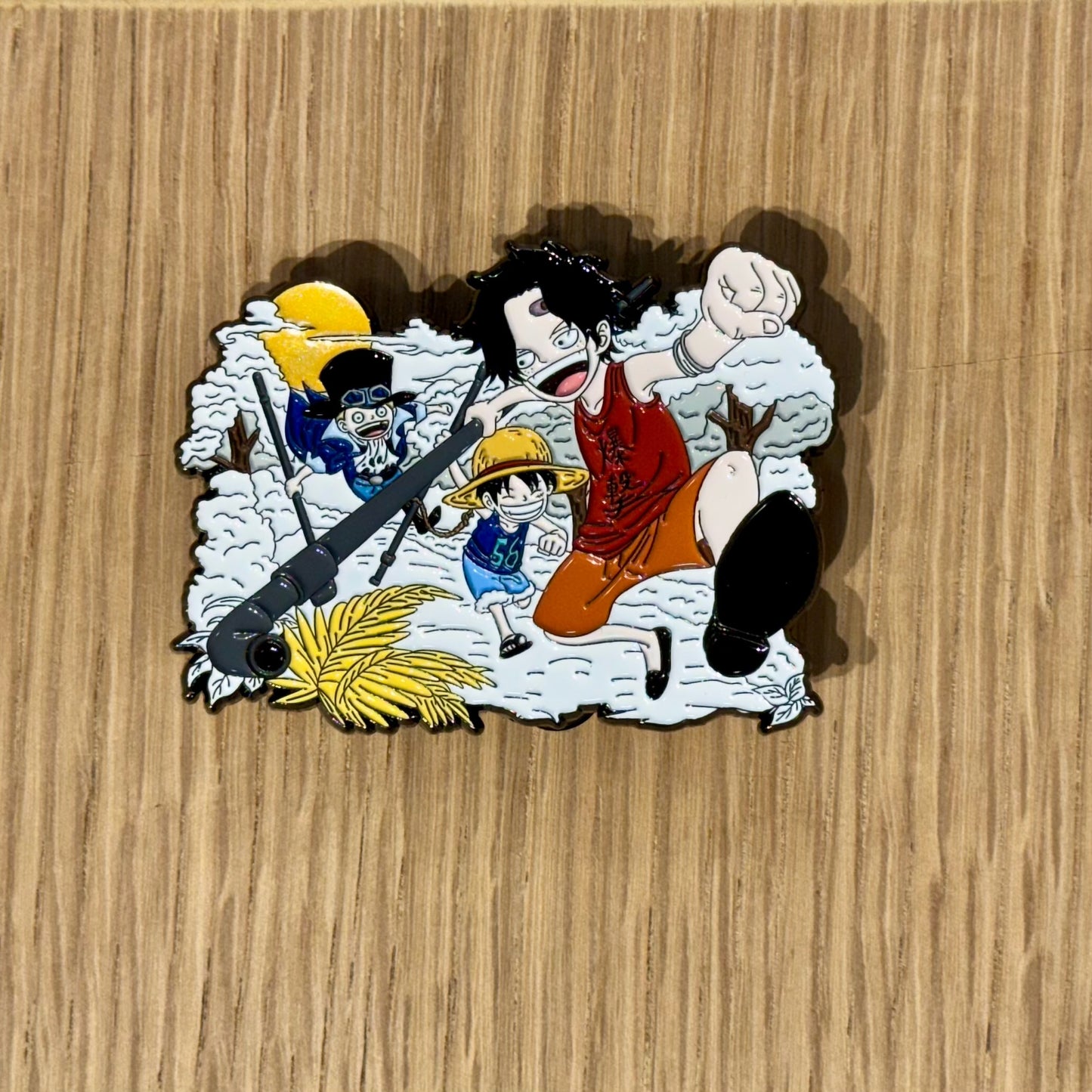 Pirate Brothers Childhood -Inspired Character Enamel Pin